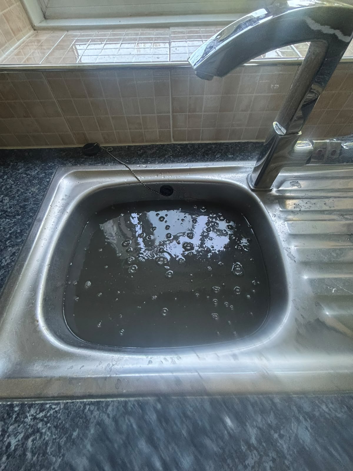 blockage in sink