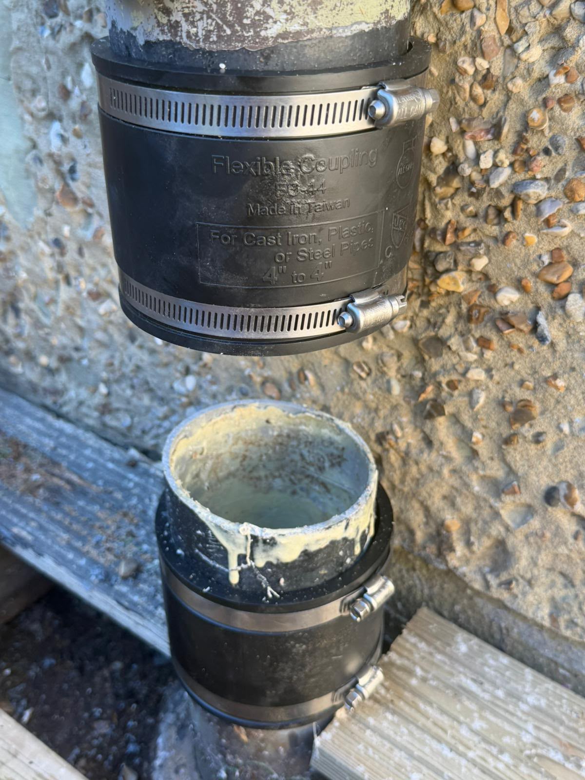 Broken pipe